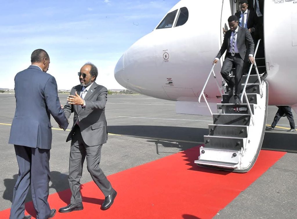 Madaxweyne Xasan Sheekh Oo Booqasho Ku Tegey Dalka Eritrea Jowhar