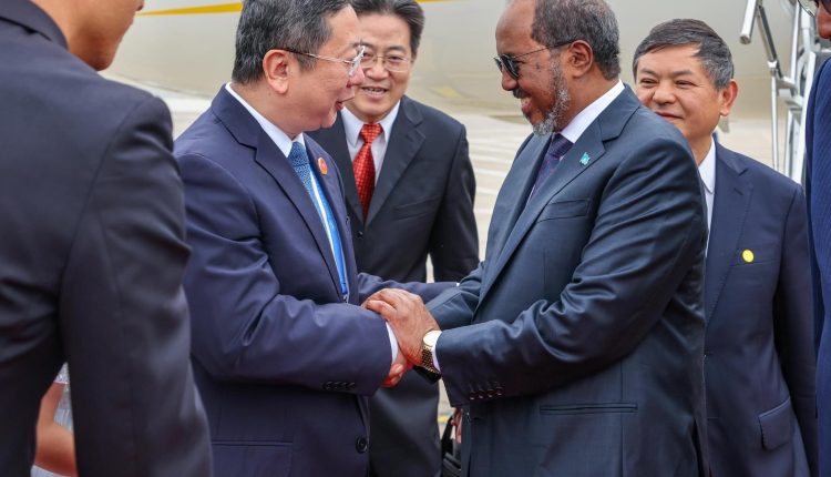 President Hassan Sheikh has arrived in Beijing, the capital of China