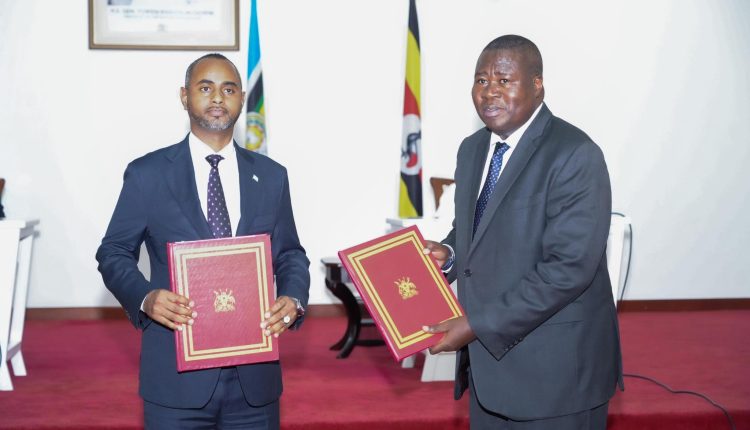 Somalia has signed a security agreement with Uganda