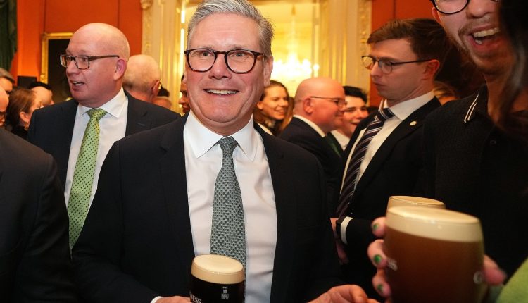 Kier Starmer Celebrates St. Patrick's Day with Inaugural Reception at Downing Street