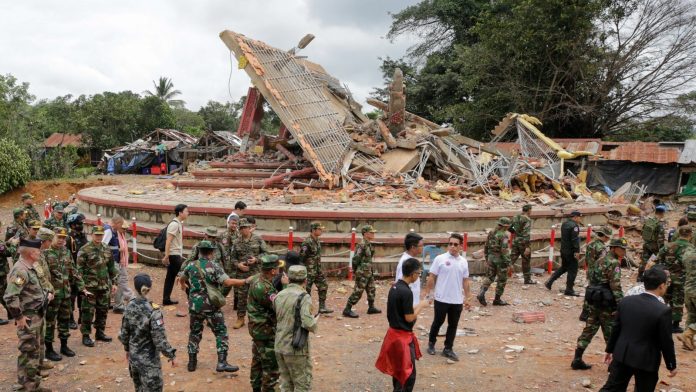 Cambodia accused of 'flagrant' Thailand truce violation