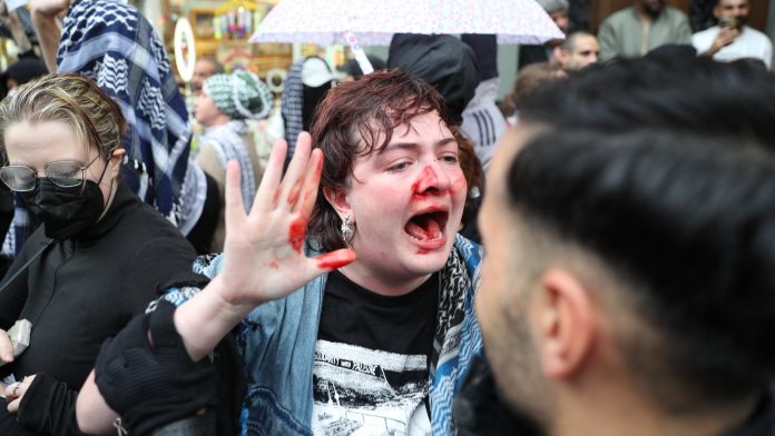 Ambassador contacts German officials over protest assault