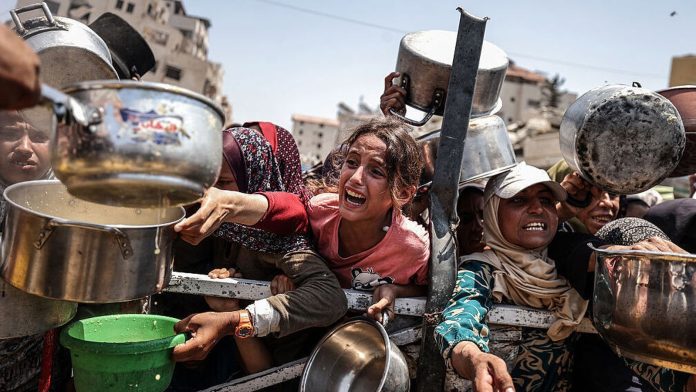 'Children cannot eat symbolism' - Gazan on food shortages