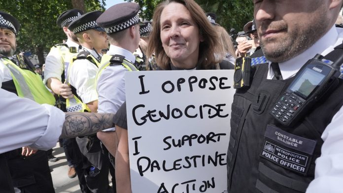 Over 365 arrested at Palestine Action rally in London