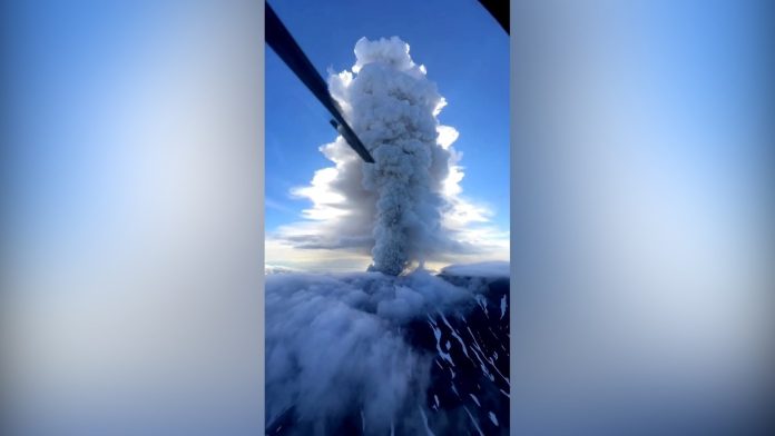 Watch: Russian volcano erupts for first time in 600 years