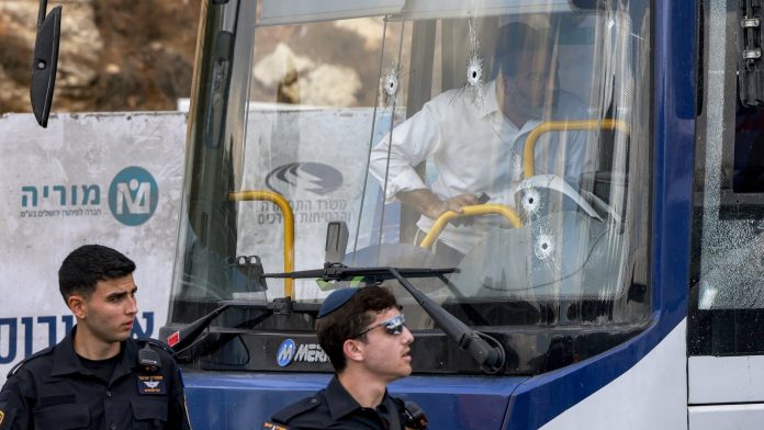 Six killed after gunmen open fire at Jerusalem bus stop