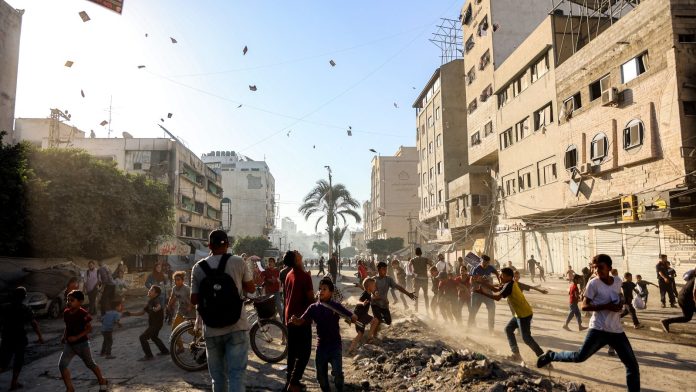 Israeli evacuation order triggers panic in Gaza City