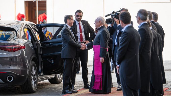 Pope Leo raises 'tragic situation in Gaza' with Herzog