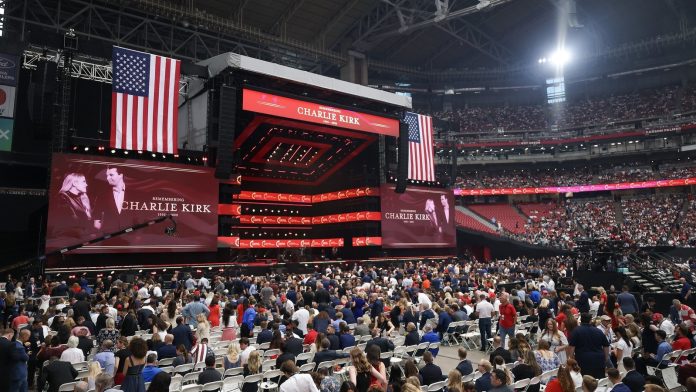 Trump to lead tributes at memorial for activist Kirk