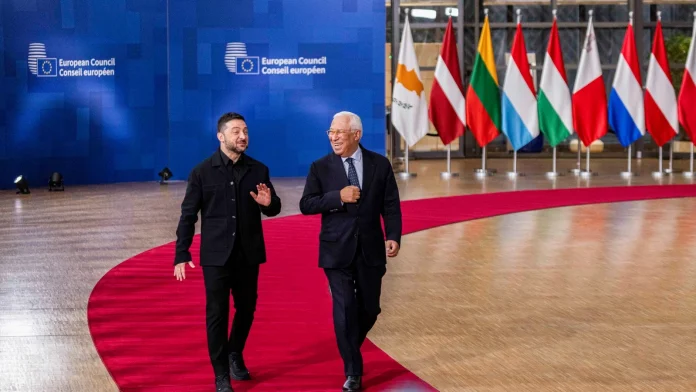 EU set to agree in principle to €140bn Ukraine loan