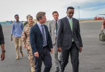 Swedish Defense Minister Arrives in Mogadishu Swedish