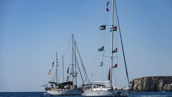 TD among five held after Gaza flotilla intercepted