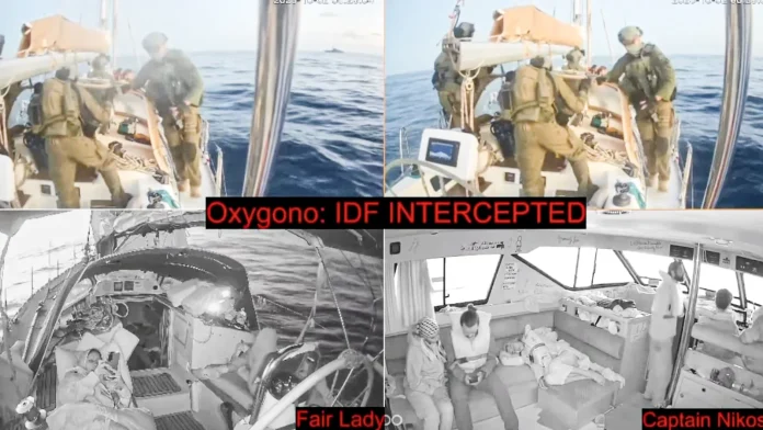 Israeli military intercepts 39 aid boats heading for Gaza