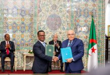 Soomaaliya iyo Aljeeriya oo kala saxiixday heshiisyo muhiim ah