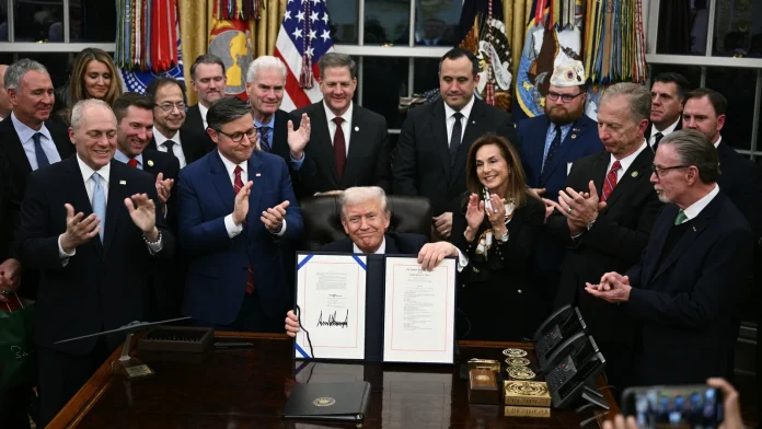 Trump signs bill to end record US government shutdown