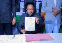 Madaxweyne Firdhiye oo Magacaabay 15 Wasiir Ku xigeen