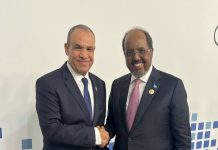 Madaxweyne Xasan oo la kulmay Wasiirka Arrimaha Dibadda Masar