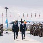 Madaxweyne Xasan oo lagu soo dhaweeyay magaalada Addis-ababa