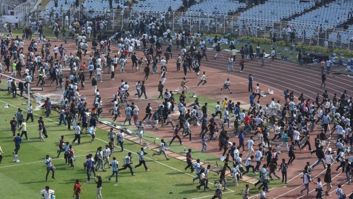 Messi's India visit erupts in chaos as fans damage stadium Messi India visit turns chaotic as fans vandalise stadium