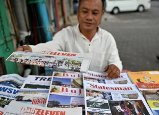 Myanmar’s pro-military party declares massive lead in latest poll Myanmar pro-military party claims huge lead in poll