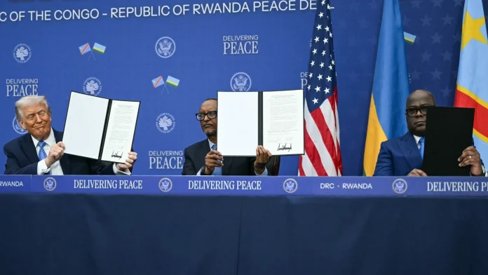 Trump hosts signing of peace deal between Congo, Rwanda