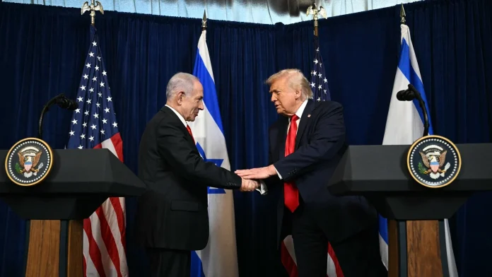 Trump warns Iran on nuclear revival as he hosts Netanyahu