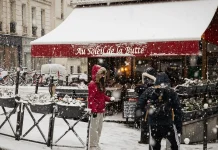 Heavy snowfall grounds flights across Paris and Amsterdam Snow forces flight cancellations in Paris, Amsterdam