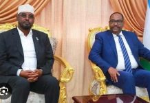 Deni iyo Madoobe oo aqbalay ka qeyb galka shirka ay iclaamisay dowladda Soomaaliya