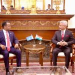 Wasiirada Arrimaha Dibadda Soomaaliya iyo Hindiya oo ku kulmay Magaalada New Delhi