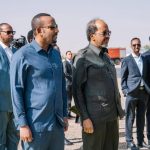 Madaxweyne Xasan iyo madax kale oo ka dagay magaalada Jigjiga