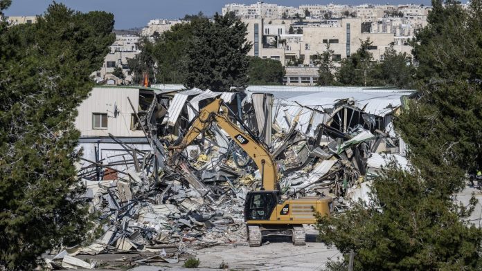 Israel demolishes UNRWA buildings in east Jerusalem