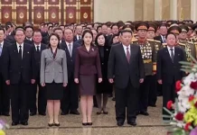 North Korean leader’s daughter seen visiting state mausoleum North Korea leader's daughter in visit to state mausoleum