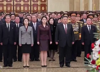 North Korean leader’s daughter seen visiting state mausoleum North Korea leader's daughter in visit to state mausoleum