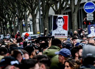 Heightened security during march supporting French far-right activist Heavy security amid march for French far-right activist