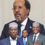 Madaxweyne Xasan oo kulan gaar ah la leh Sheekh Shariif iyo xubno la socda
