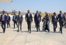 Ra’iisul Wasaare Xamsa Cabdi oo kormeer ku tegey Garoonka Diyaaradaha Aadan Cadde