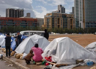 Israeli airstrikes target Hezbollah positions in southern Beirut neighborhoods Israeli air strikes targeting Hezbollah in south Beirut