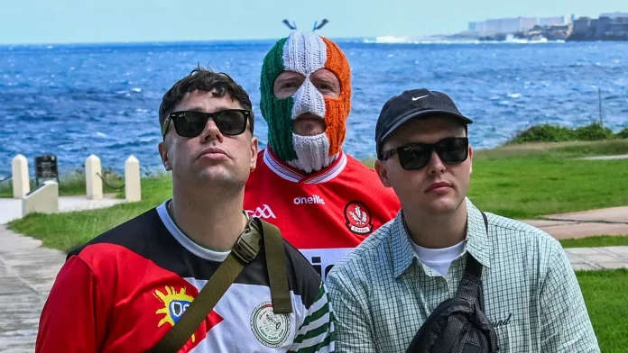 Kneecap Warns Crisis-Hit Cuba Is Being Suffocated by Repression Rap group Kneecap says crisis-hit Cuba being 'strangled'