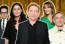 Stars shine on green carpet at Oscar Wilde Awards in LA Watch: Stars on green carpet for Oscar Wilde Awards in LA