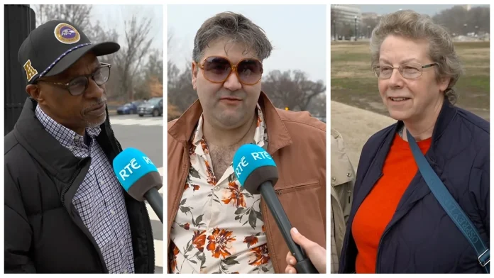 Watch: What do people in Washington think of war in Iran?