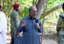 Madaxweyne Xasan Sheekh oo kula ciidey ciidamada Xoogga dalka deegaanka Gendershe