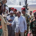 Madaxweyne Xasan Sheekh oo si weyn loogu soo dhaweeyay Baydhabo