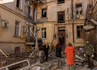 Drone attack on Odesa wounds 14 people, including several children Odesa drone strike injures 14, including children