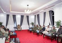 Madaxweyne Xasan Sheekh oo guddoomiyey shirka amniga Koonfur Galbeed