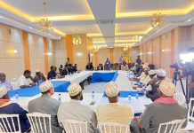 Siyaasiyiinta Mucaaradka iyo Odayaasha Hawiye oo shir xasaasi ah uga socdo guriga Sheekh Shariif