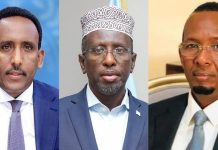 Sh Shariif, Sambaloolshe iyo Mustaf Dhuxulow oo kulan uga socdo Muqdisho