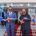 Xarunta dhexe ee Wasaaradda Dekadaha iyo Gaadiidka Badda oo xarriga laga jaray