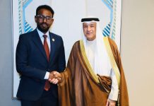 Wasiir Ayuub Ismaaciil oo magaalada BAKU kula kulmay Xoghayaha Golaha Iskaashiga Dalalka Khaliijka Carabta