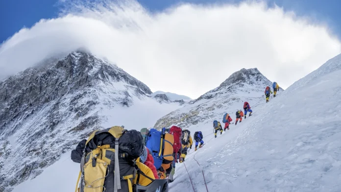 A record number of climbers summit Everest from Nepal Record number of climbers scale Everest from Nepali side