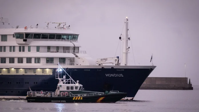 Evacuation of virus-hit ship begins off coast of Tenerife